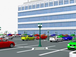 modern kantoorgebouw 525 almanor ave 3D Model