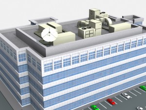 modern office building 525 almanor ave 3D Model