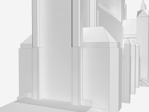low poly roman catholic church 3D Модель