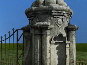 old gate 3D Модель