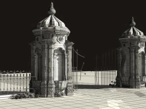 old gate 3D Model