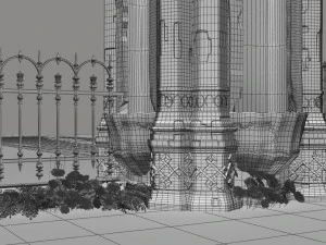 old gate 3D Model