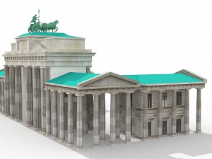 brandenburg gate Model 3D