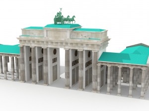 brandenburg gate Model 3D