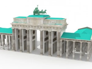 brandenburg gate 3D Model