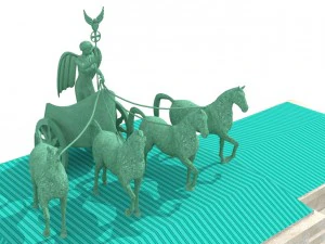 brandenburg gate 3D Model