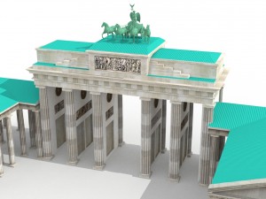 brandenburg gate Model 3D