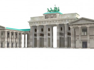brandenburg gate Model 3D
