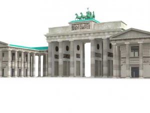 brandenburg gate 3D Model
