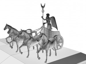 brandenburg gate Model 3D