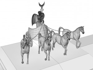 brandenburg gate Model 3D