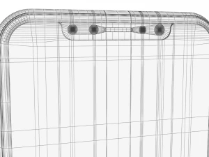 apple iphone x white gray 3D Model