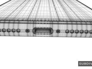 apple iphone x white gray 3D Model