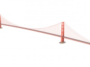 golden gate bridge 3D Model