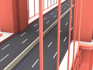golden gate bridge 3D 모델