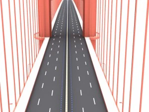 golden gate bridge 3D Model