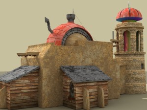 game house Modello 3D