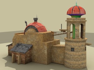 game house Modello 3D