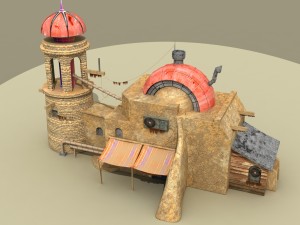 game house Modello 3D