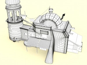game house Modello 3D