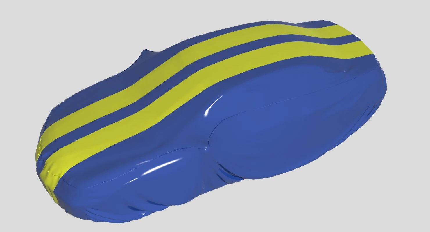 car body cover 3D Model .c4d .max .obj .3ds .fbx .stl .blend