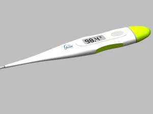 term&ocirc;metro digital Modelo 3D