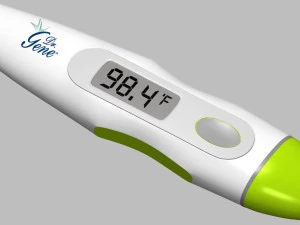 term&ocirc;metro digital Modelo 3D