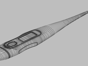 digital thermometer 3D Model