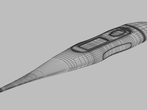 digital thermometer 3D Model