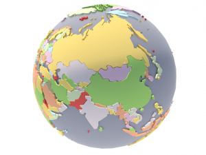 geopolitical globe 3D Model