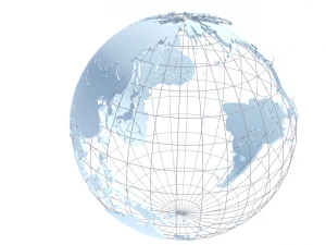 геополітичний глобус 3D Модель