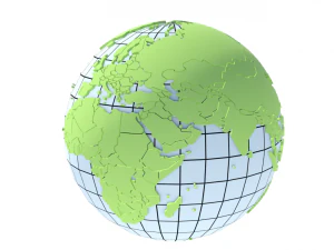 геополітичний глобус 3D Модель