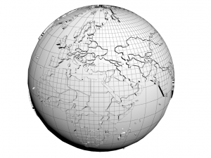 geopolitical globe 3D Model