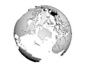 geopolitical globe 3D Model