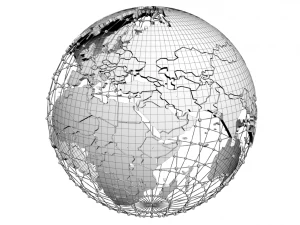 геополітичний глобус 3D Модель