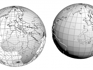 geopolitical globe 3D Model