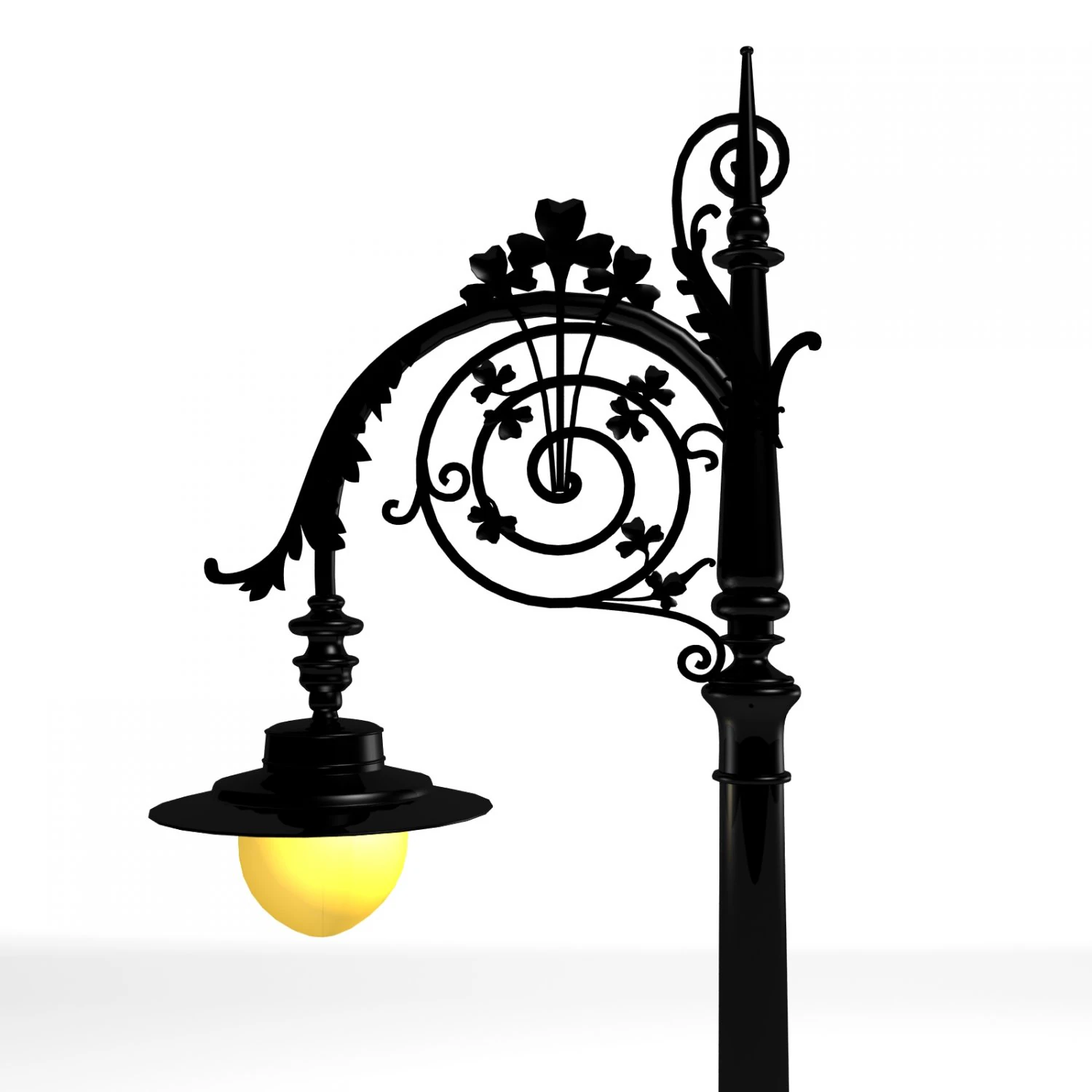luz de rua Modelo 3D .c4d .max .obj .3ds .fbx .stl .blend 