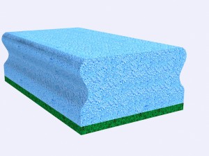 kitchen sponge Modelo 3D
