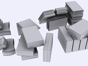 kitchen sponge Modelo 3D