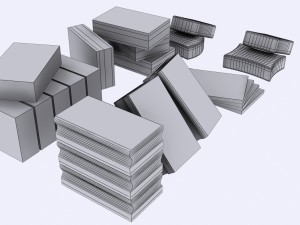 kitchen sponge Modelo 3D