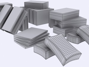 kitchen sponge Modelo 3D