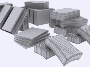 kitchen sponge 3D Model
