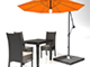 outdoor patio cantilever umbrella Modelo 3D