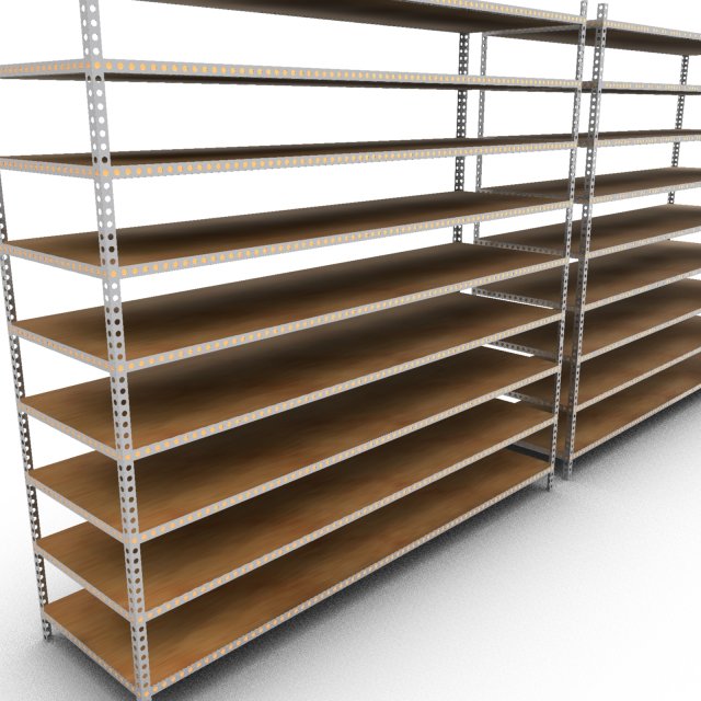 industrial rack Modelo 3D .c4d .max .obj .3ds .fbx .stl .blend 
