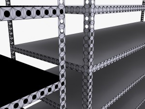 industrial rack Modelo 3D