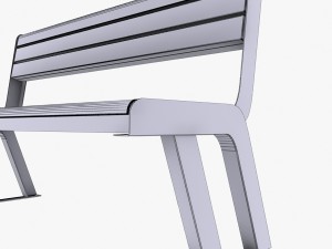 bench street 3D-Modell