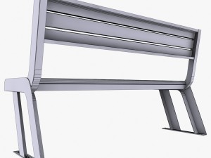 bench street 3D-Modell