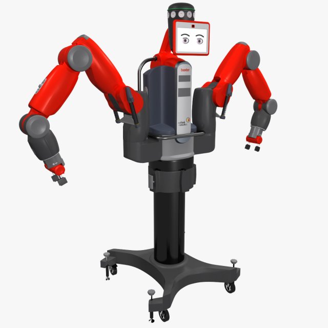 industrial baxter robot 3D Model .c4d .max .obj .3ds .fbx .stl .blend 