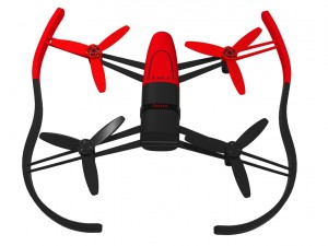 parrot bebop drone red 3D मॉडल