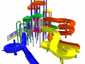 big toys playground 3D Model
